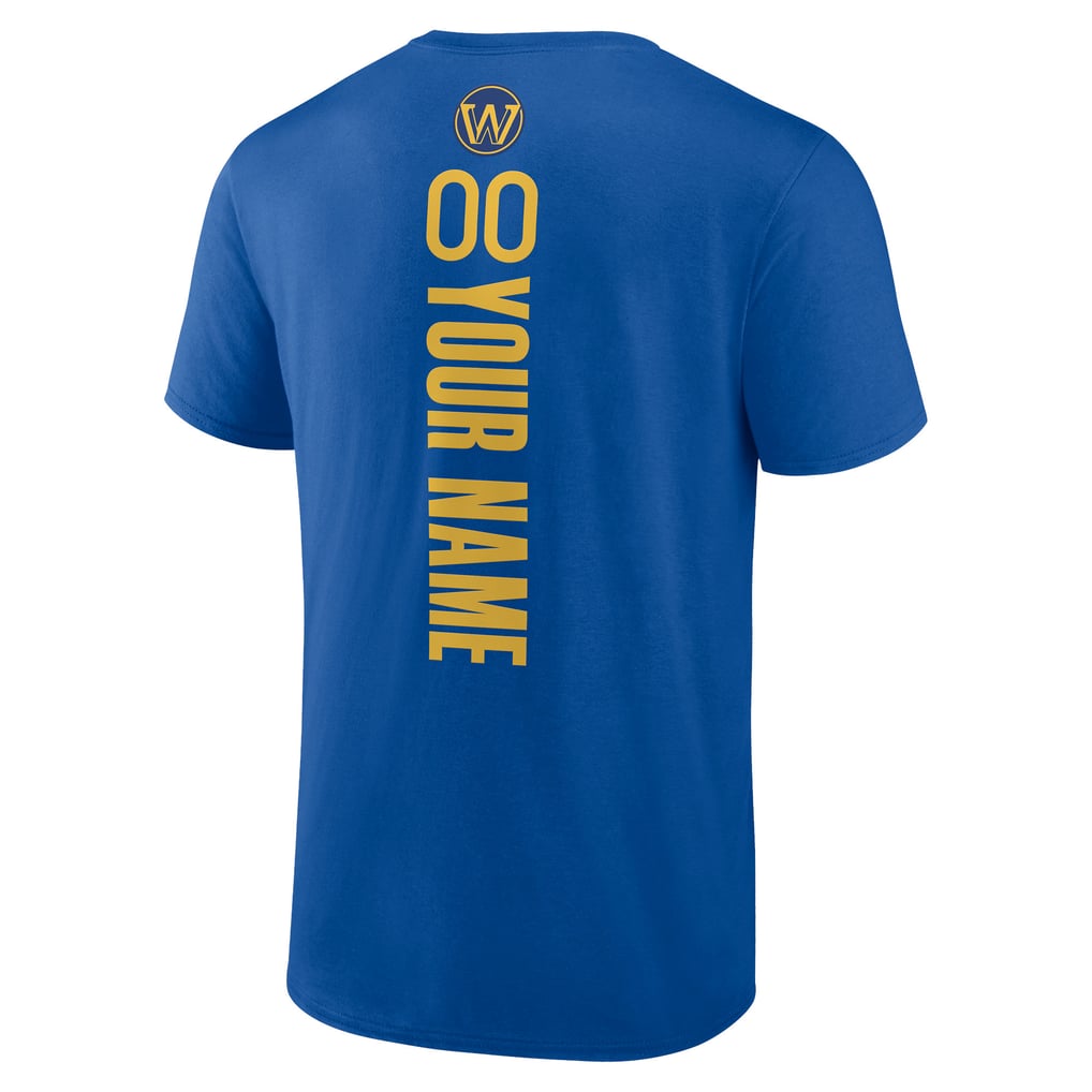 Golden State Warriors Personalized Playmaker Team T-Shirt - Royal