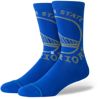  Golden State Warriors Stance Posterize Crew Socks - Royal