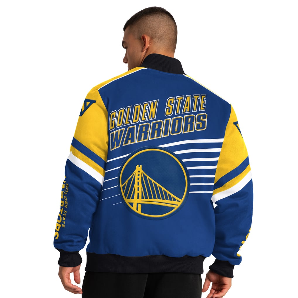 Men's Golden State Warriors Starter Royal Role Player Varsity Full-Snap ...