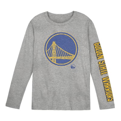 Golden State Warriors Outerstuff Preschool Air Raid Long Sleeve T-Shirt - Gray