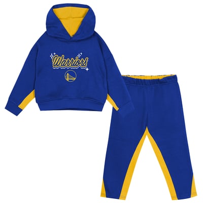  Golden State Warriors Outerstuff Preschool  Rainbow Shot Hoodie and Pants Set - Royal