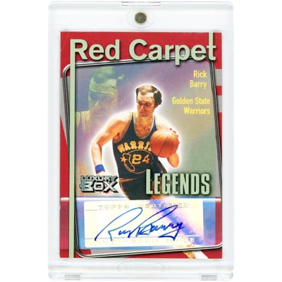 Rick Barry Golden State Warriors Autographed 2004-05 Topps Luxury Box Red Carpet Legends #RCL-RB #30/30 Card