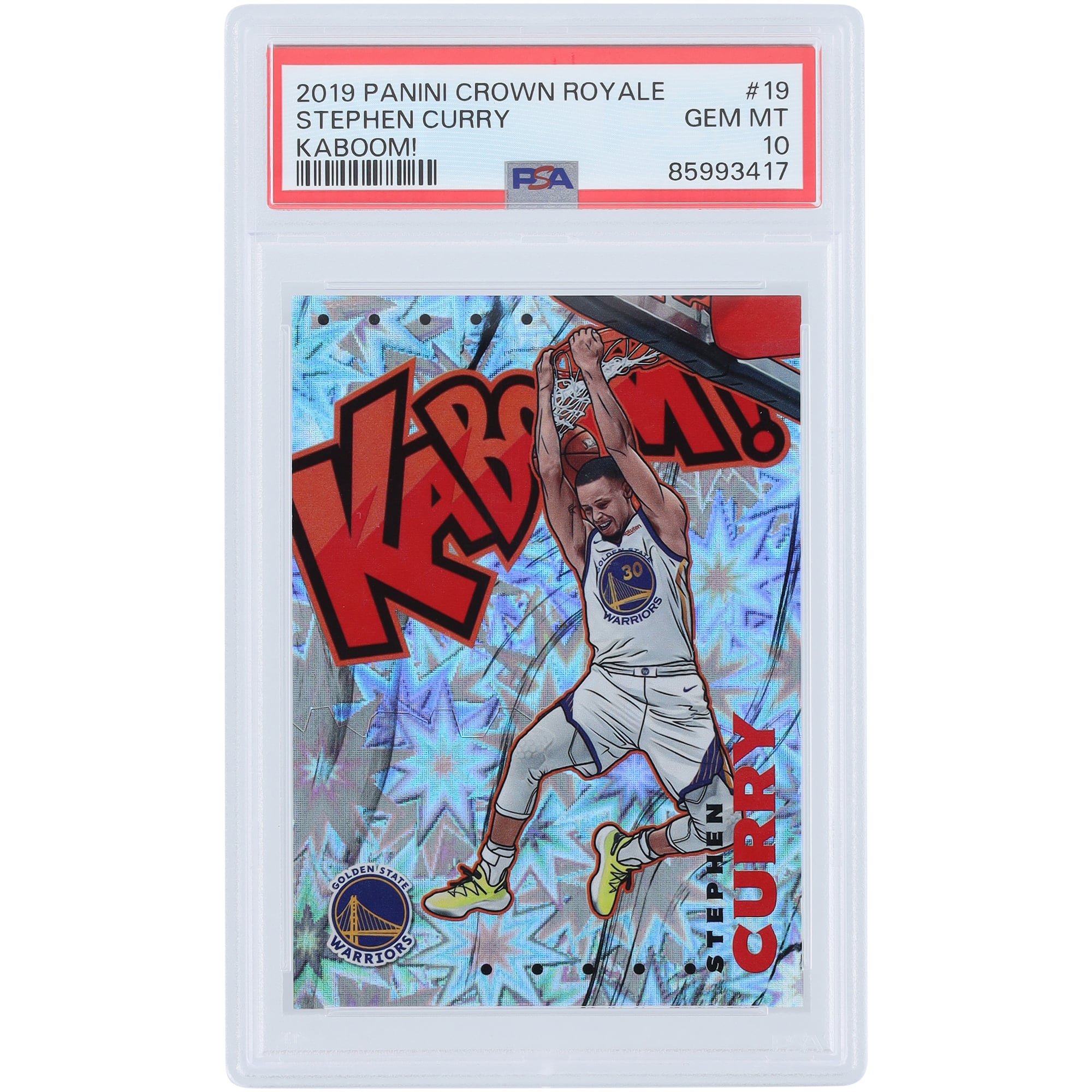 Stephen Curry Golden State Warriors 2019-20 Panini Crown Royale 