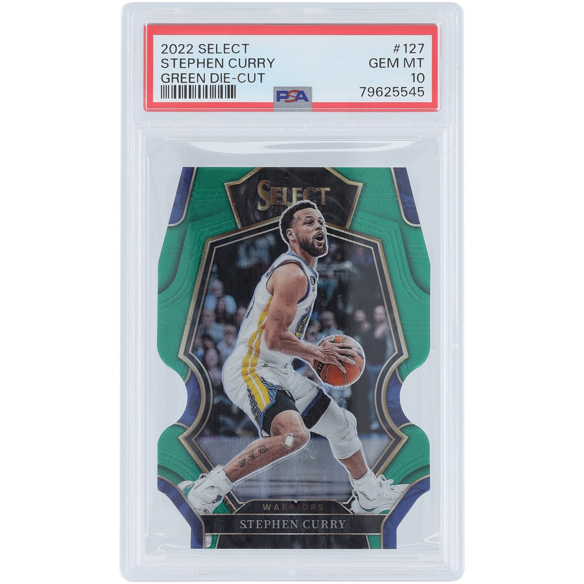 Stephen Curry Golden State Warriors 2022-23 Panini Select Die Cut 