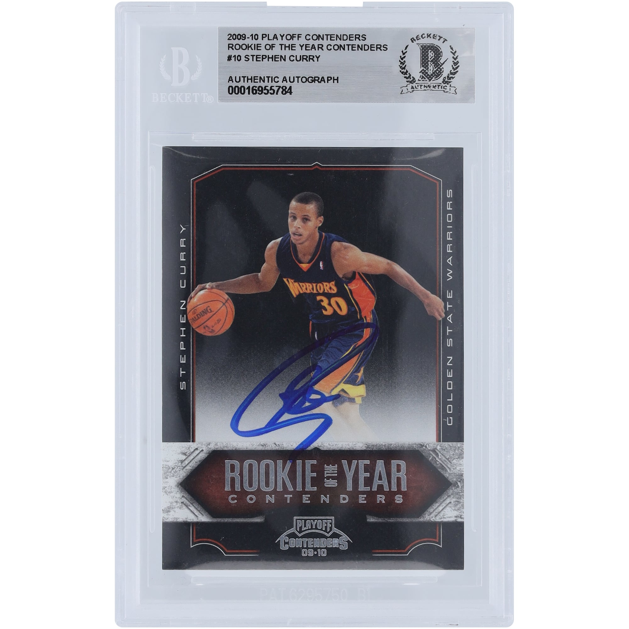 Stephen Curry Golden State Warriors Autographed 2009-10 Panini 