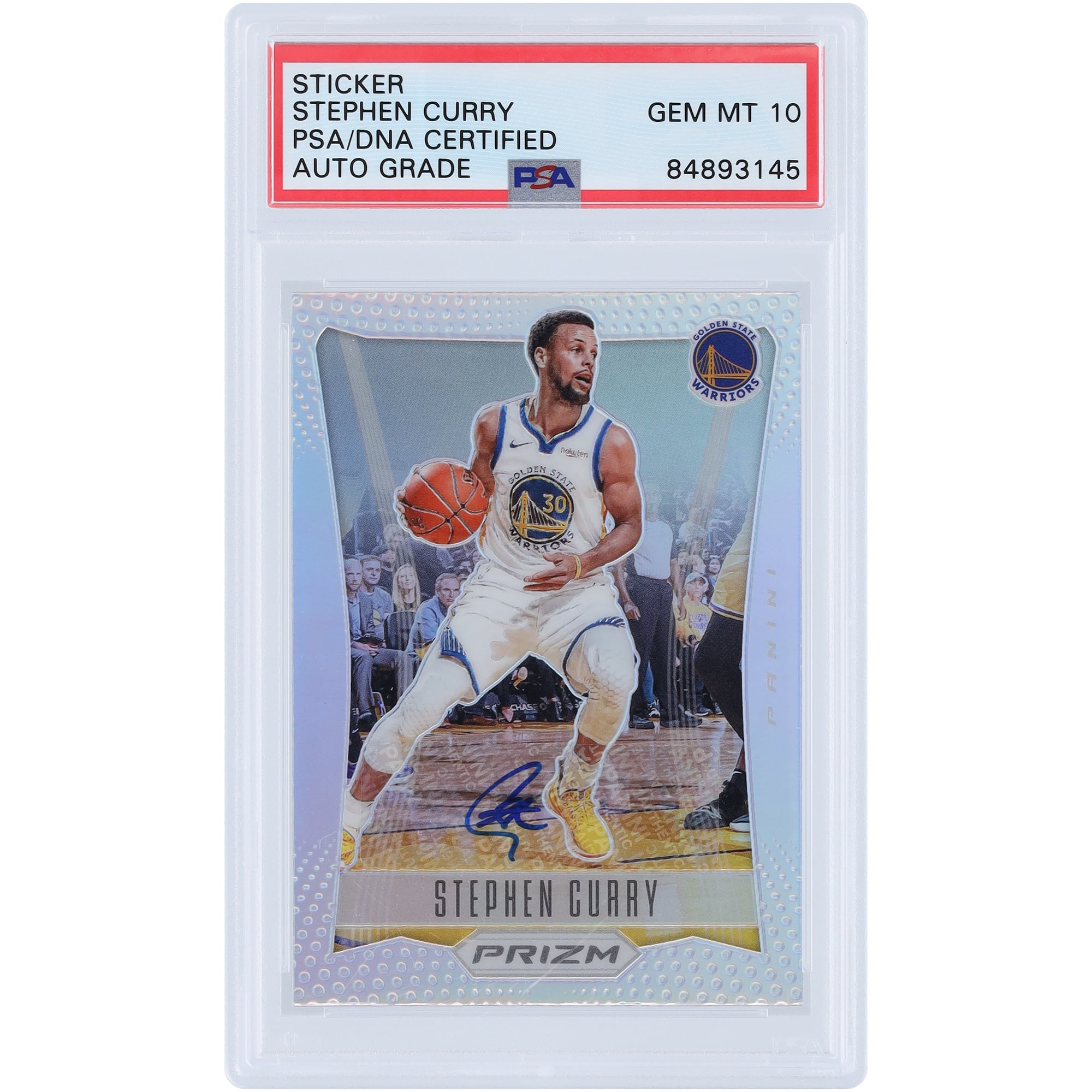 Stephen Curry Golden State Warriors Autographed 2020-21 Panini 