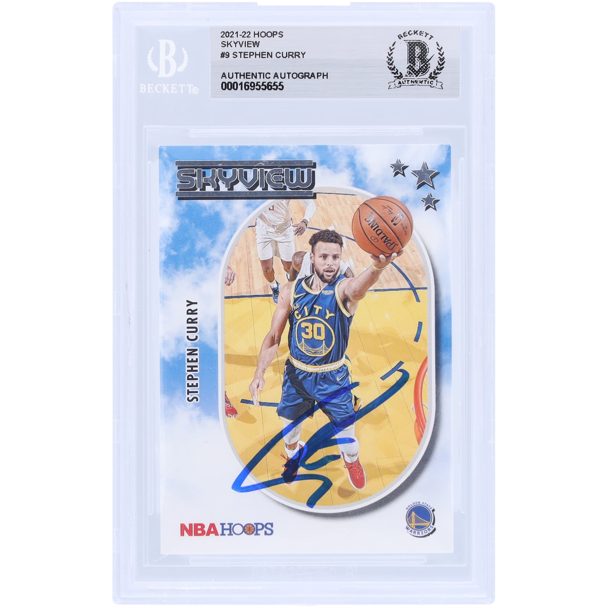 Stephen Curry Golden State Warriors Autographed 2021-22 Panini 