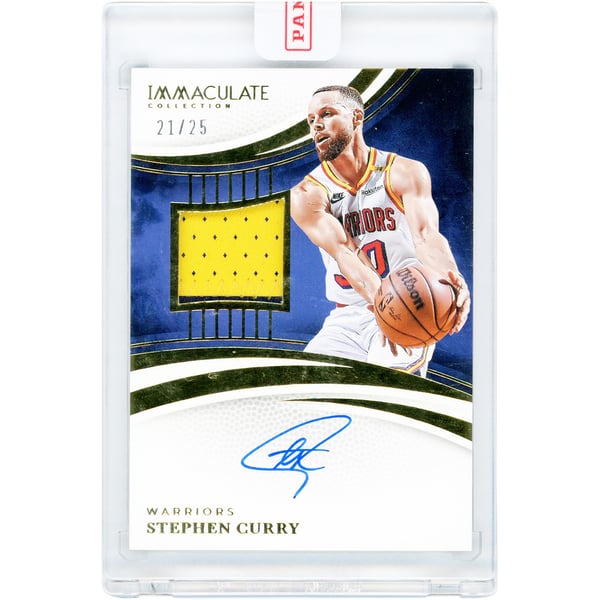 Stephen Curry Golden State Warriors Autographed 2024-25 Panini 