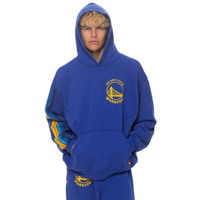 Golden State Warriors Aviator Nation Unisex Relaxed Tri-Blend Hoodie - Royal