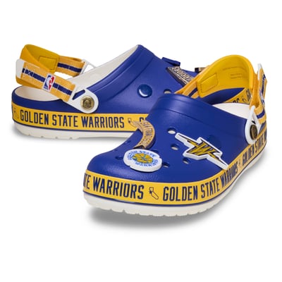  Golden State Warriors Crocs Unisex Adjustable Classic Clog - Royal