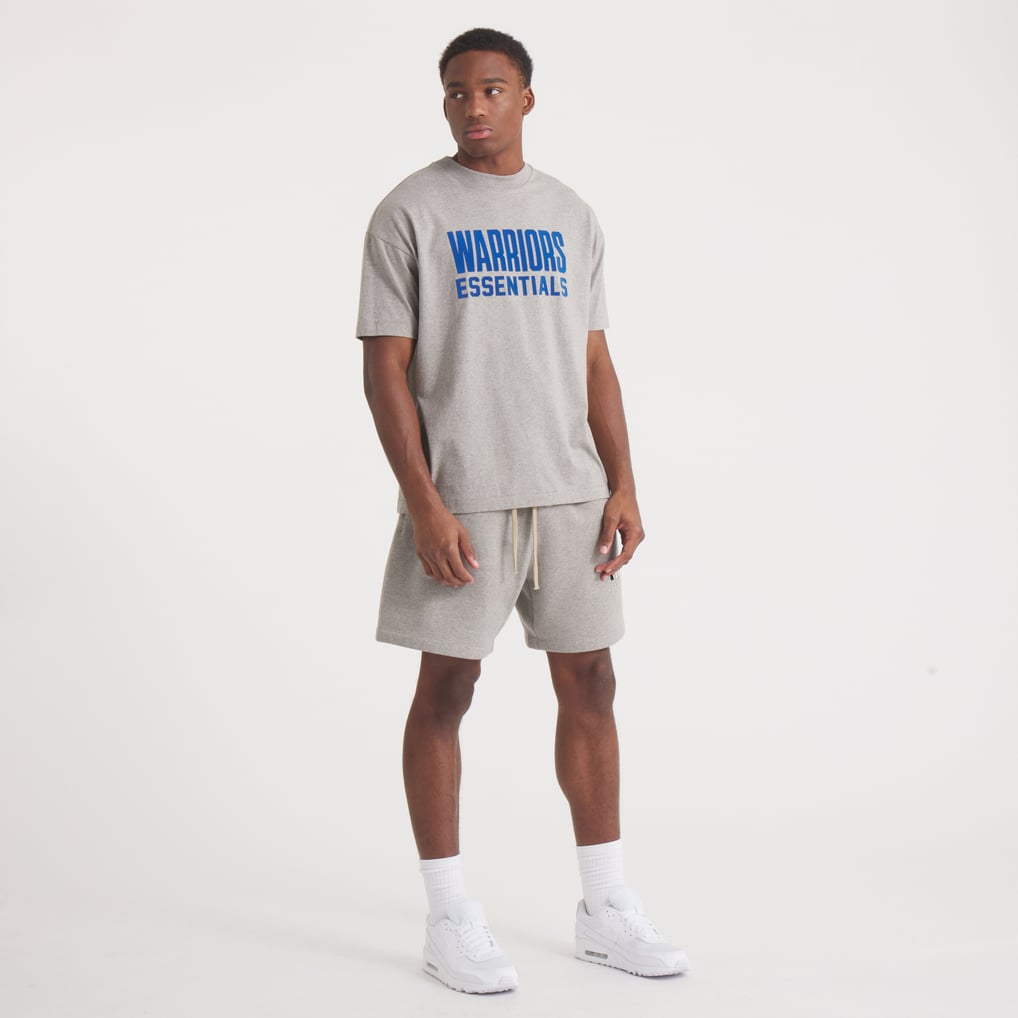 Unisex Golden State Warriors Fear of God Gray NBA x ESSENTIALS T-Shirt