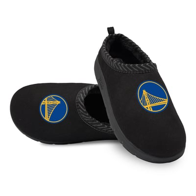 Golden State Warriors ISlide Unisex Primary Logo Mission Slippers - Black
