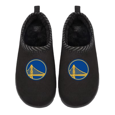 Golden State Warriors ISlide Unisex Primary Logo Mission Slippers - Black
