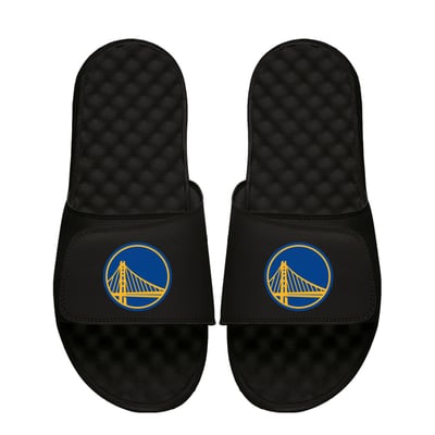 Golden State Warriors ISlide Unisex Primary Logo Slide Sandals - Black