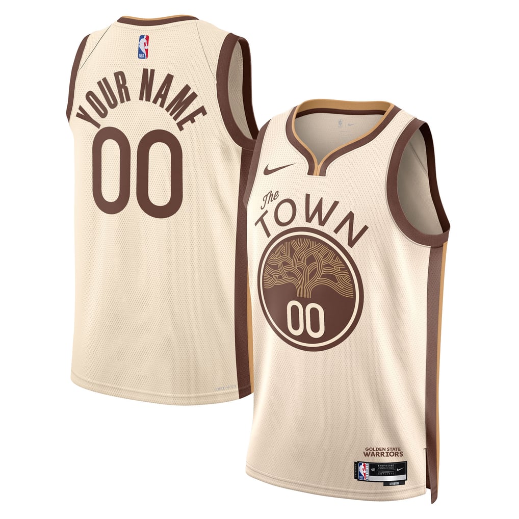 Unisex Golden State Warriors Nike Tan 2025/26 City Edition Swingman ...