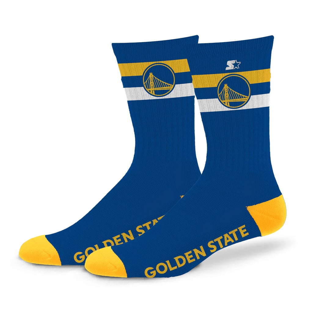 Golden State Warriors Starter Unisex Team Color Two-Stripe Crew Socks