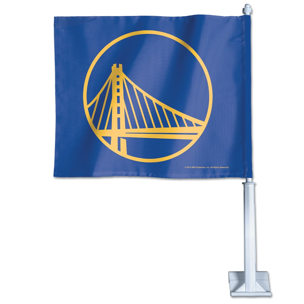 Golden State Warriors WinCraft Double-Sided Car Flag