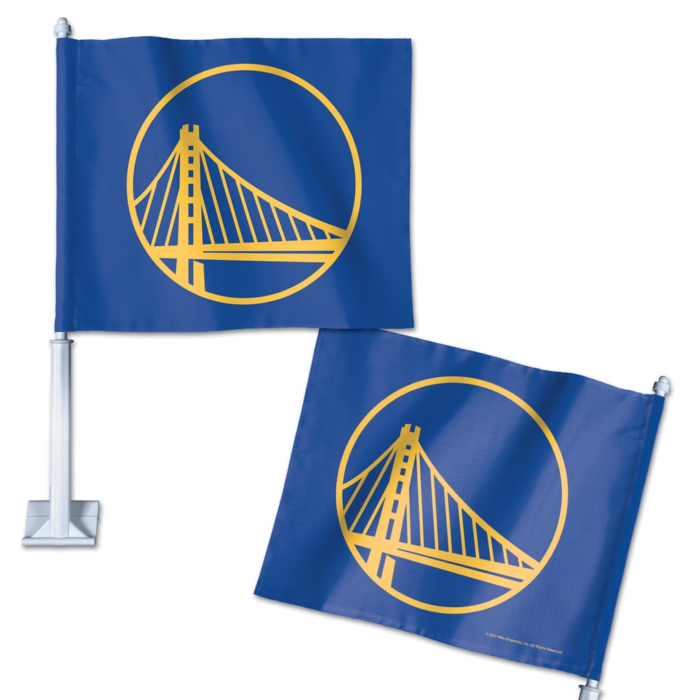 Golden State Warriors WinCraft Double-Sided Car Flag