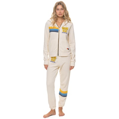 Golden State Warriors Aviator Nation Women's Tri-Blend Sweatpants - Cream