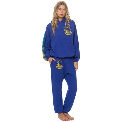 Golden State Warriors Aviator Nation Women's Tri-Blend Sweatpants - Royal