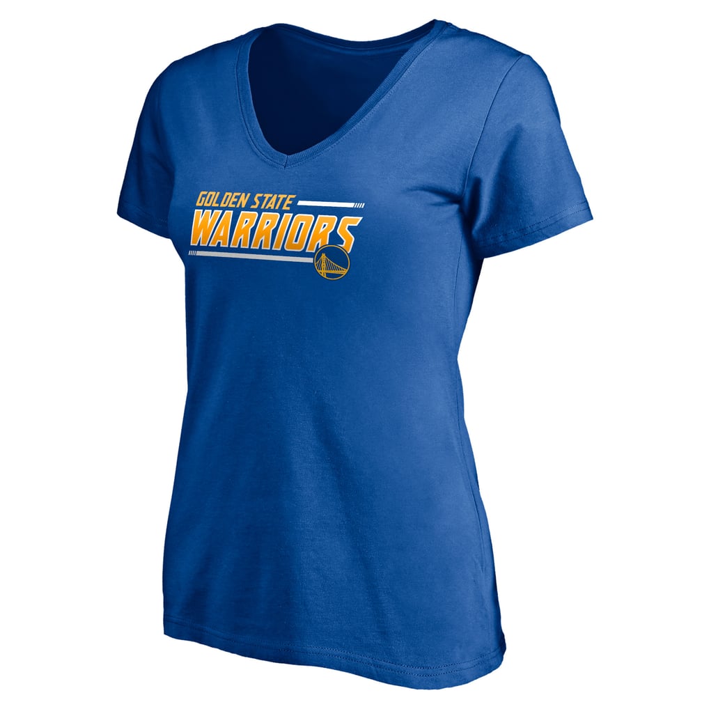 Golden State Warriors Fanatics Women's Mascot In Bounds V-Neck T-Shirt - Royal