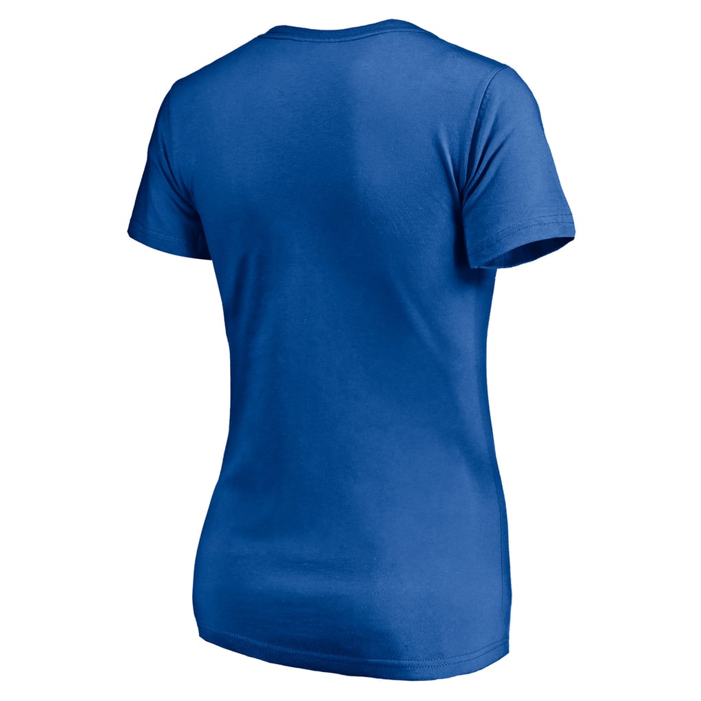 Golden State Warriors Fanatics Women's Mascot In Bounds V-Neck T-Shirt - Royal
