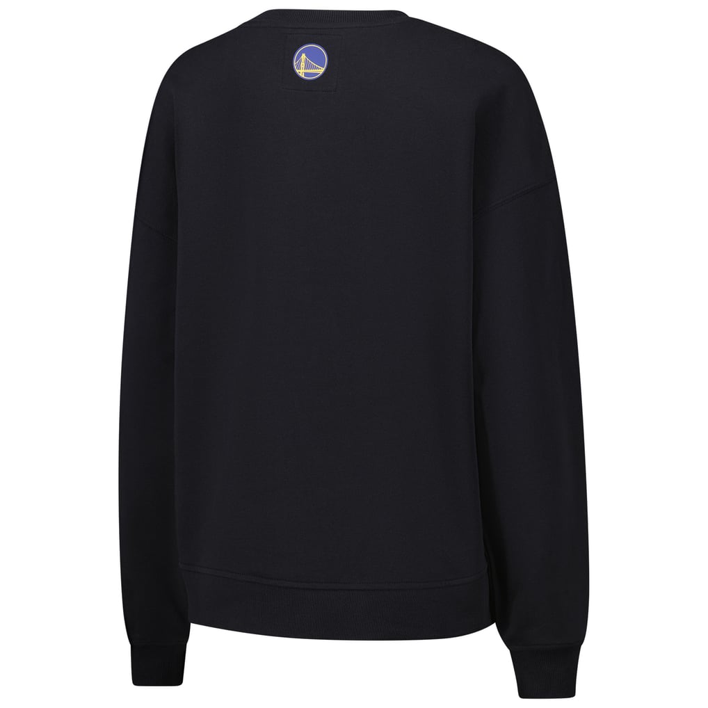 Golden State Warriors Terez Women's Gemstone Logo Pullover Sweatshirt - Black