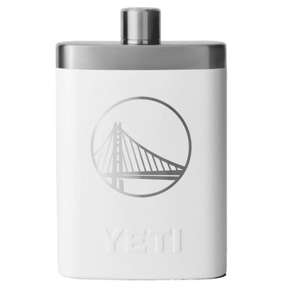Golden State Warriors YETI 7oz. Flask - White