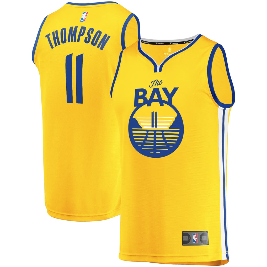 Klay Thompson Golden State Warriors Fanatics Youth 2019/20 Fast Break Replica Player Team Jersey - Statement Edition - Gold