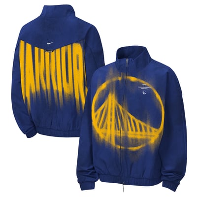  Golden State Warriors Nike Youth 2026/27 Standard Issue On-Court Authentic Game Full-Zip Jacket - Royal