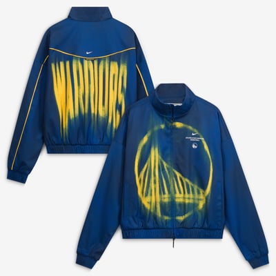  Golden State Warriors Nike Youth 2026/27 Standard Issue On-Court Authentic Game Full-Zip Jacket - Royal