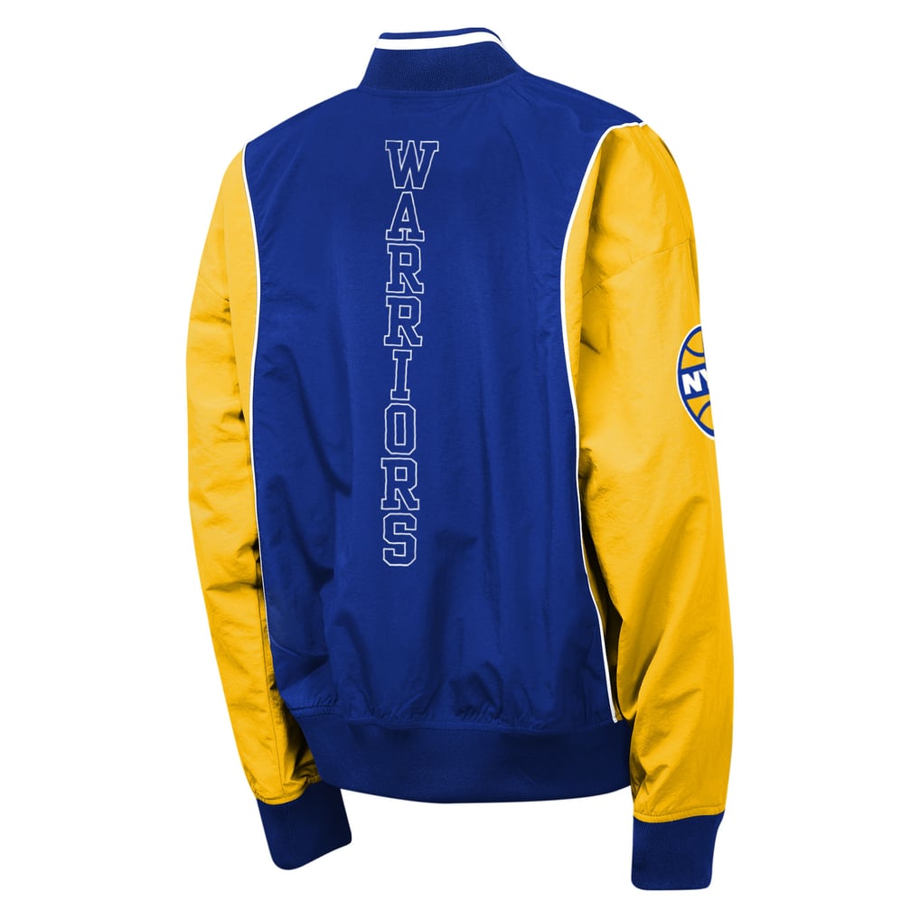 Golden State Warriors Outerstuff Youth Two-Pointer Full-Zip Windbreaker - Royal/Gold