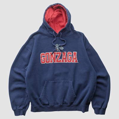 Gonzaga Bulldogs Stadium Athletics 2010s Hooded Pullover Sweatshirt - Navy - XL by Fanatics Real Vintage
