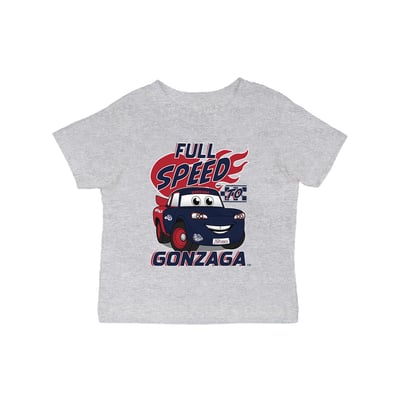 Gonzaga Bulldogs Vive La Fete Infant Full Speed T-Shirt - Gray