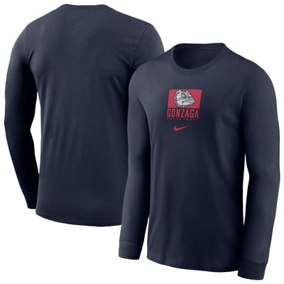 Gonzaga Bulldogs Nike Dri-FIT Legend Long Sleeve T-Shirt - Navy