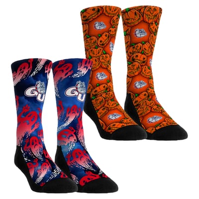 Gonzaga Bulldogs Rock Em Socks Unisex Halloween Crew Socks 2-Pack Set