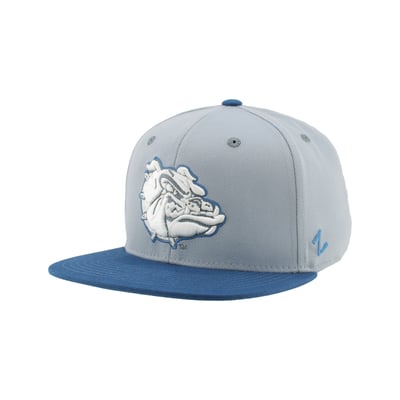  Gonzaga Bulldogs Zephyr Unisex Pastel Fitted Hat - Gray
