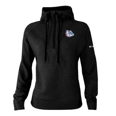  Gonzaga Bulldogs Columbia Women's Swingcraft Fleece Hoodie - Black