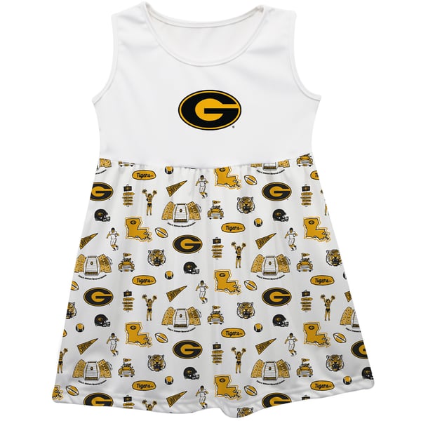 grambling jersey dress Kids Tigers Dress, Tigers Cheer Skirt, Color: Emerald Green