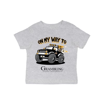 Grambling Tigers Vive La Fete Infant On My Way T-Shirt - Gray