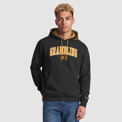 Grambling Tigers Champion Contrast Hoodie - Black/Gold