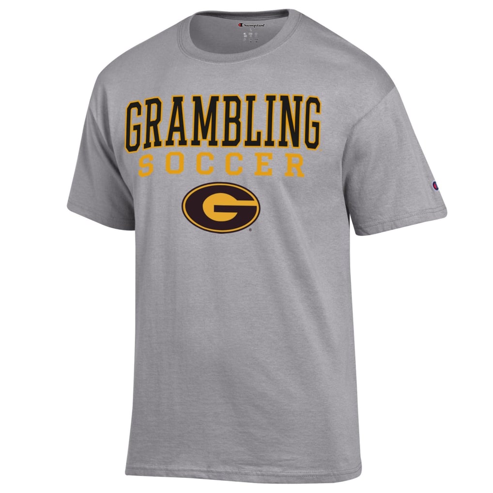 Grambling Tigers Champion Soccer Stack Logo Powerblend T-Shirt - Gray