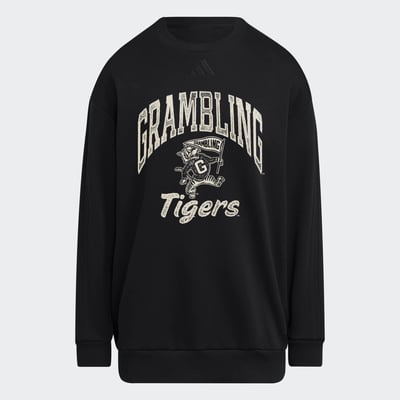  Grambling Tigers adidas Women's Soft Lux Sweatshirt - Black