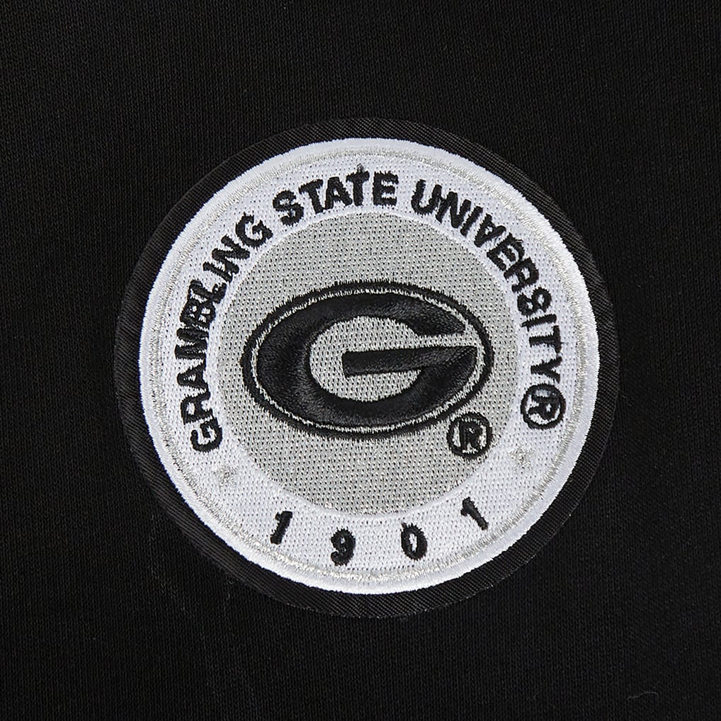  Grambling Tigers Pro Standard Women's Pearl Cropped Pullover Sweatshirt - Black