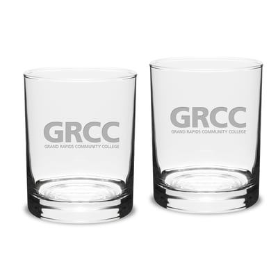 Grand Rapids Raiders 14oz. 2-Piece Classic Double Old-Fashioned Glass Set