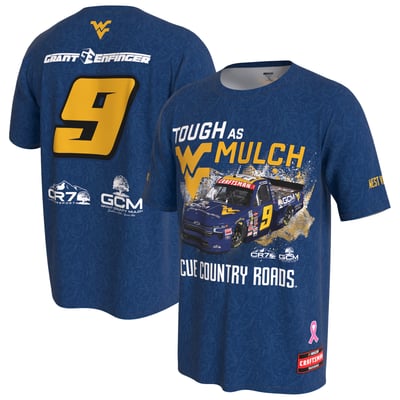 Grant Enfinger ProSphere West Virginia Mountaineers T-Shirt - Blue