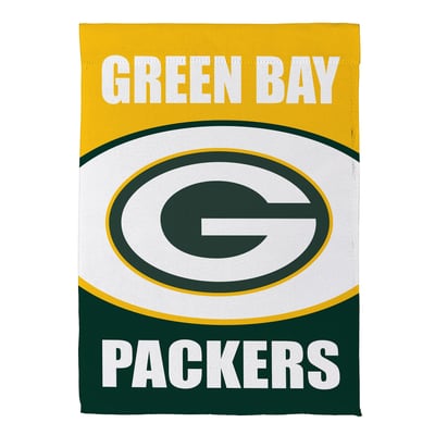  Green Bay Packers 29" x 43" Scoped Logo Double-Sided Suede House Flag