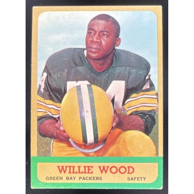 1963 Topps #95 Willie Wood RC
