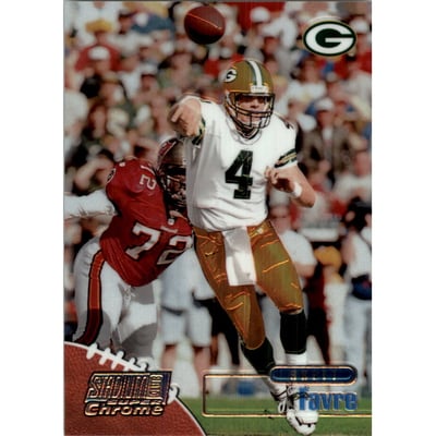 1998 Stadium Club Chrome Jumbos #SCC20 Brett Favre