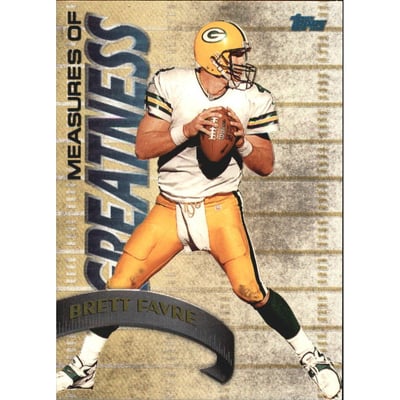 1998 Topps Measures of Greatness #MG15 Brett Favre